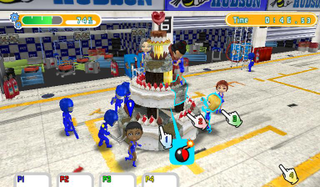 Illustration for article titled Pit Crew Panic – Girls in Miniskirts Fixing Giant Toilets